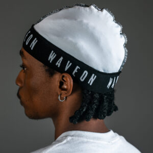 White Elastic Band  Wavecap
