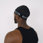 B-White Elastic Band  Wavecap