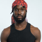 Couple camouflage durag-silk