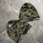 Digital camouflage spandex cap
