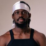 Two toned black white silk durag