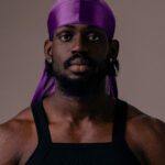 Purple silk durag