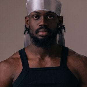Grey silk durag
